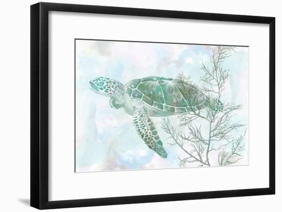 Watercolor Sea Turtle II-Studio W-Framed Art Print