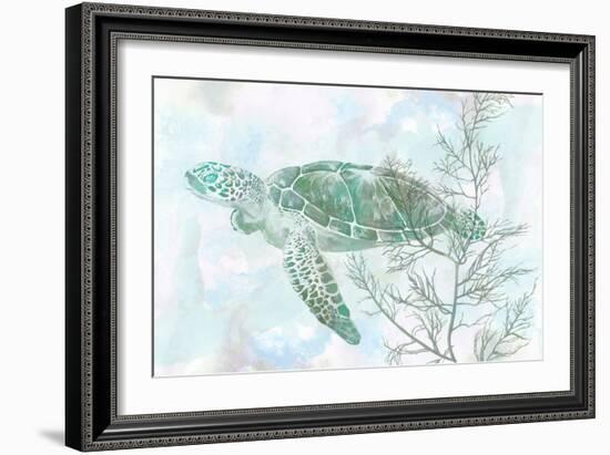 Watercolor Sea Turtle II-Studio W-Framed Art Print