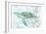 Watercolor Sea Turtle II-Studio W-Framed Premium Giclee Print