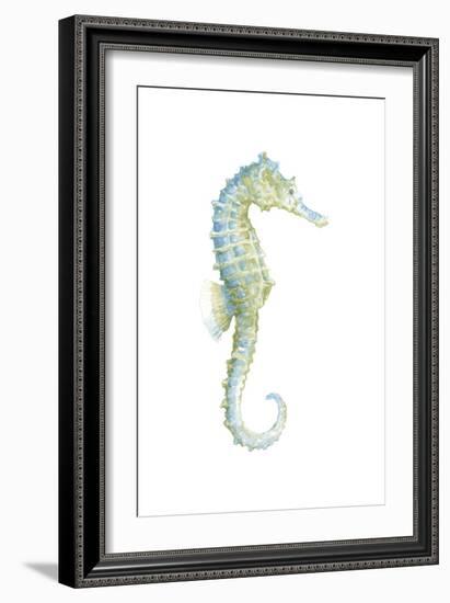 Watercolor Seahorse I-Megan Meagher-Framed Premium Giclee Print