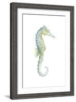 Watercolor Seahorse I-Megan Meagher-Framed Art Print