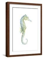 Watercolor Seahorse I-Megan Meagher-Framed Art Print