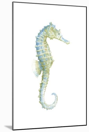 Watercolor Seahorse I-Megan Meagher-Mounted Art Print