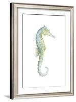 Watercolor Seahorse I-Megan Meagher-Framed Art Print