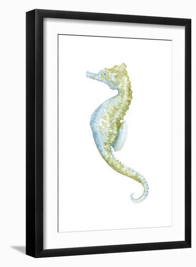 Watercolor Seahorse II-Megan Meagher-Framed Premium Giclee Print