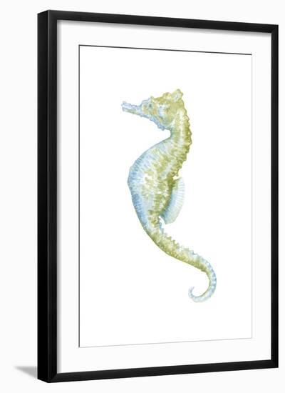 Watercolor Seahorse II-Megan Meagher-Framed Art Print