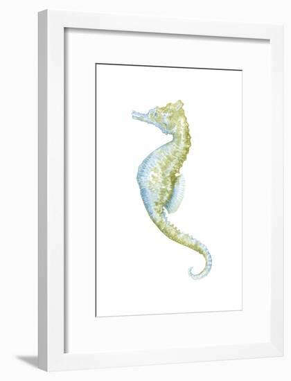 Watercolor Seahorse II-Megan Meagher-Framed Art Print