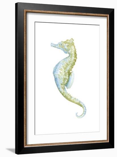 Watercolor Seahorse II-Megan Meagher-Framed Art Print