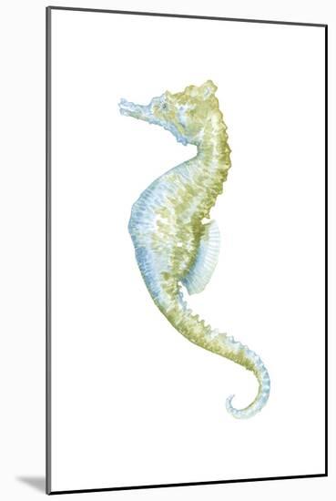 Watercolor Seahorse II-Megan Meagher-Mounted Art Print