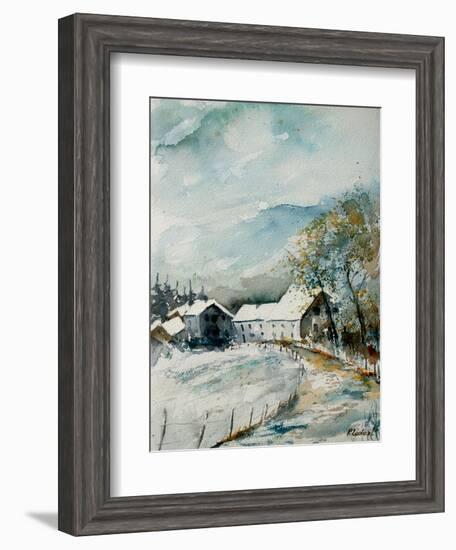 Watercolor Sechery 1107-Pol Ledent-Framed Art Print