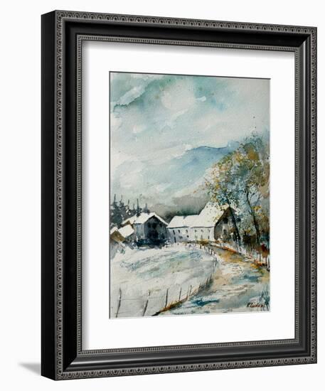 Watercolor Sechery 1107-Pol Ledent-Framed Art Print