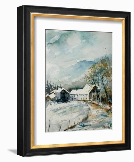 Watercolor Sechery 1107-Pol Ledent-Framed Art Print