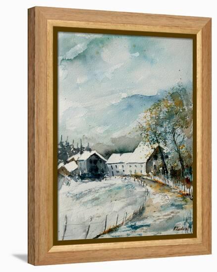 Watercolor Sechery 1107-Pol Ledent-Framed Stretched Canvas