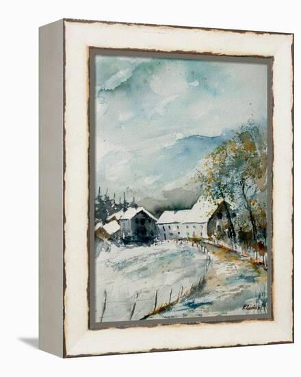 Watercolor Sechery 1107-Pol Ledent-Framed Stretched Canvas