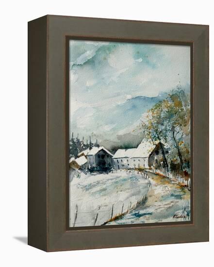 Watercolor Sechery 1107-Pol Ledent-Framed Stretched Canvas