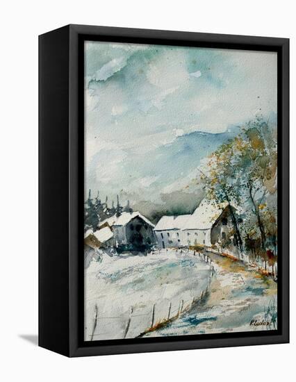 Watercolor Sechery 1107-Pol Ledent-Framed Stretched Canvas