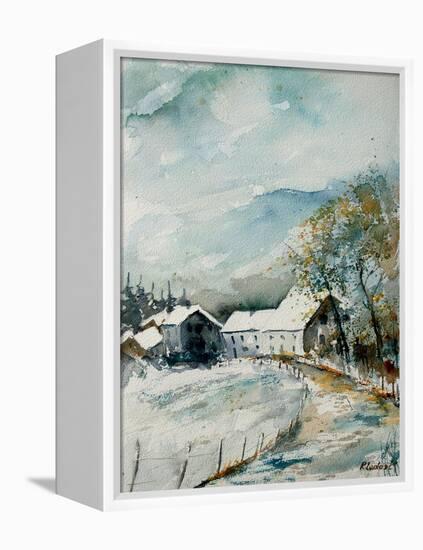 Watercolor Sechery 1107-Pol Ledent-Framed Stretched Canvas