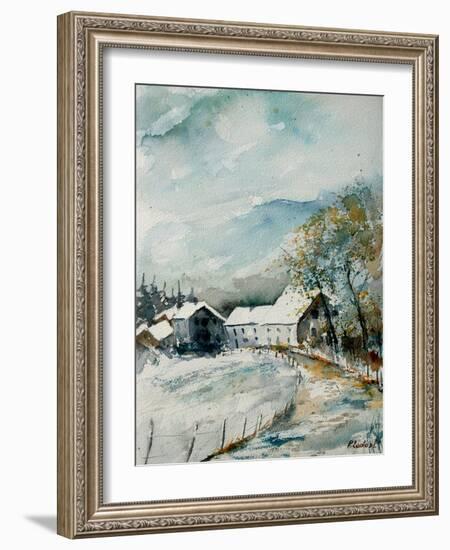 Watercolor Sechery 1107-Pol Ledent-Framed Art Print