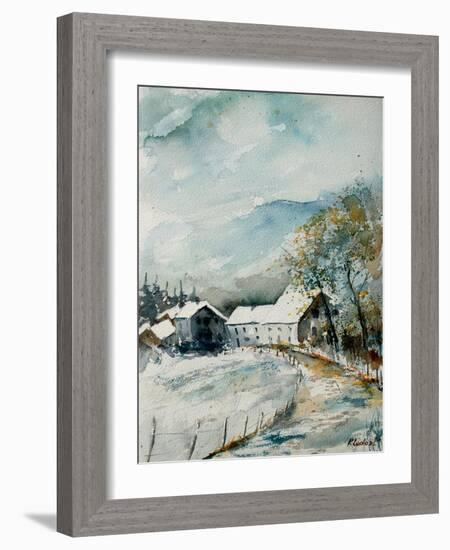 Watercolor Sechery 1107-Pol Ledent-Framed Art Print