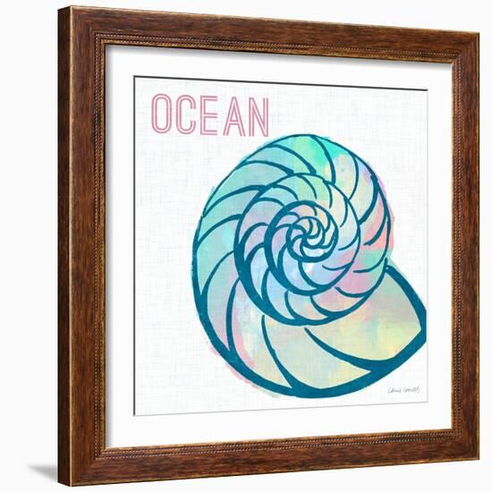 Watercolor Shell III-Lanie Loreth-Framed Art Print