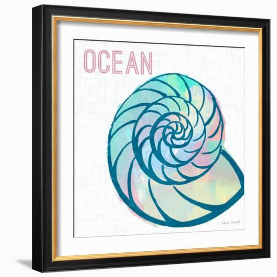 Watercolor Shell III-Lanie Loreth-Framed Art Print