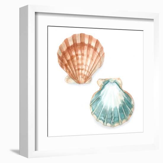 Watercolor Shells I-Megan Meagher-Framed Art Print