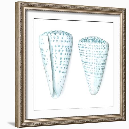 Watercolor Shells VIII-Megan Meagher-Framed Art Print
