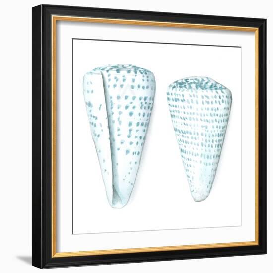 Watercolor Shells VIII-Megan Meagher-Framed Art Print