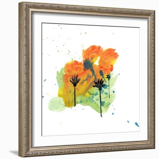 Watercolor sketch 15-Jan Weiss-Framed Art Print