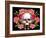 Watercolor Skull with Guns and Roses-tanycya-Framed Art Print