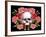 Watercolor Skull with Guns and Roses-tanycya-Framed Art Print