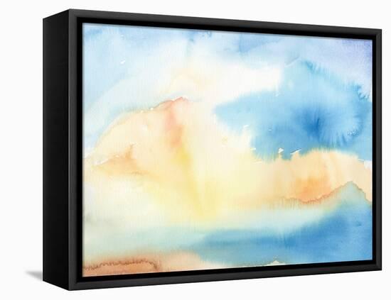 Watercolor Sky I-Alicia Longley-Framed Stretched Canvas