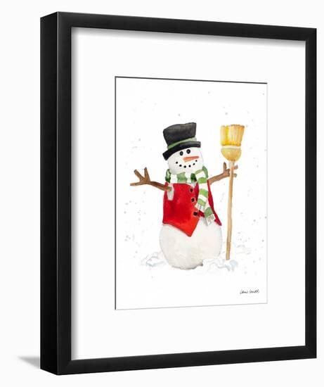 Watercolor Snowman I-Lanie Loreth-Framed Art Print