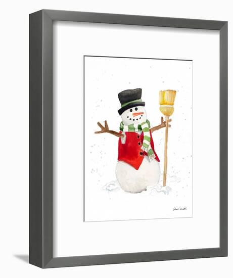 Watercolor Snowman I-Lanie Loreth-Framed Art Print