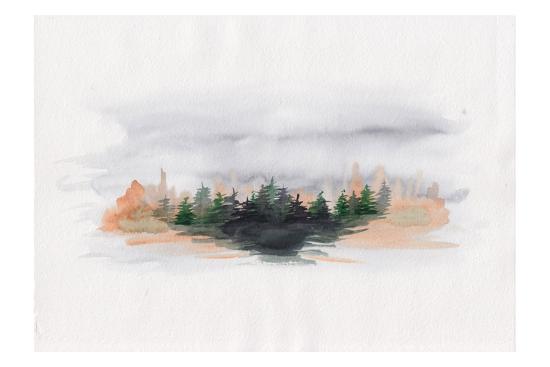 Watercolor Soothing Landscape With Green Orange Pine Trees Forest Peaceful Tranquil Hand Drawn N Art Print Art Com Watercolor Soothing Landscape With Green Orange Pine Trees Forest Peaceful Tranquil Hand Drawn N Art Print Art Com