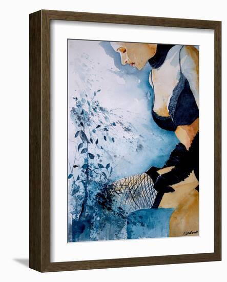 Watercolor Stockings-Pol Ledent-Framed Art Print