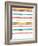 Watercolor Stripes Multi-Ninola Designs-Framed Art Print