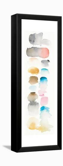 Watercolor Swatch Panel I Bright-Elyse DeNeige-Framed Stretched Canvas
