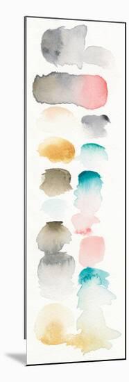 Watercolor Swatch Panel I-Elyse DeNeige-Mounted Art Print