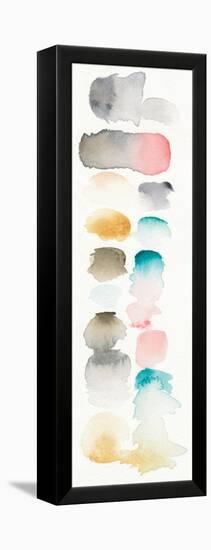 Watercolor Swatch Panel I-Elyse DeNeige-Framed Stretched Canvas