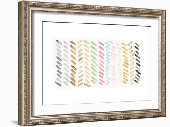 Watercolor Swipes-Elyse DeNeige-Framed Art Print