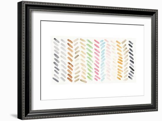 Watercolor Swipes-Elyse DeNeige-Framed Art Print