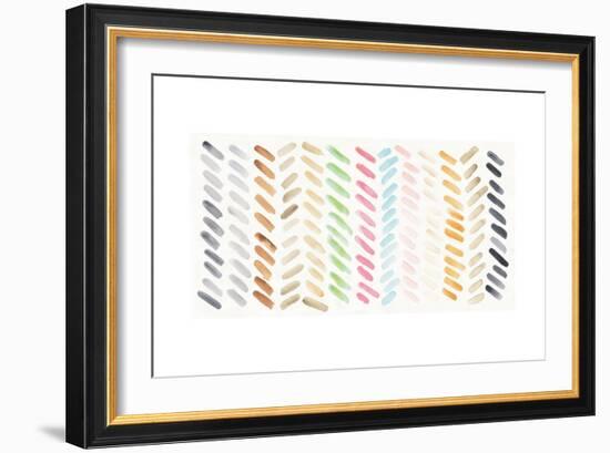 Watercolor Swipes-Elyse DeNeige-Framed Art Print