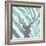 Watercolor Teal Zebra I-Patricia Pinto-Framed Art Print