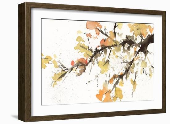 Watercolor Tree Branch II-Samuel Dixon-Framed Art Print