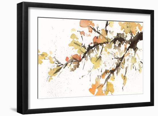 Watercolor Tree Branch II-Samuel Dixon-Framed Art Print