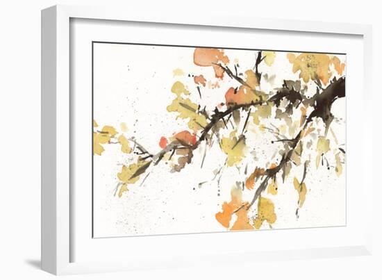 Watercolor Tree Branch II-Samuel Dixon-Framed Art Print