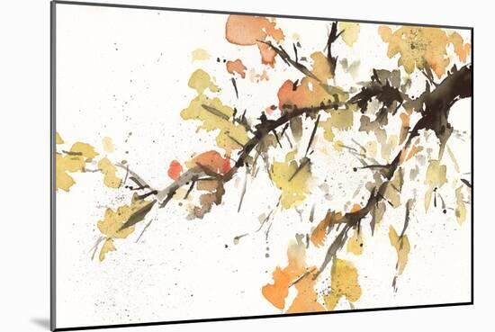 Watercolor Tree Branch II-Samuel Dixon-Mounted Art Print