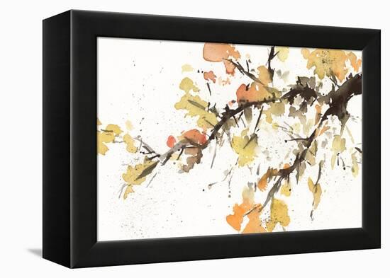 Watercolor Tree Branch II-Samuel Dixon-Framed Stretched Canvas