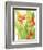 Watercolor Tropical Flowers III-Tim OToole-Framed Premium Giclee Print